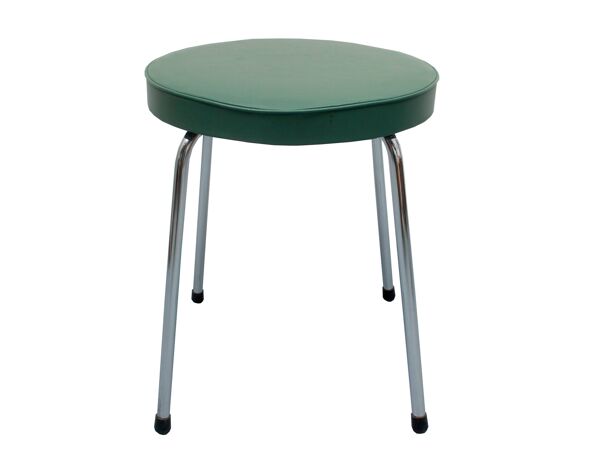 Tabouret vert des années 1950 de Thonet