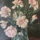 Huile sur bois bouquet