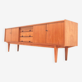 Large vintage sideboard with beautiful handles made in the 60s