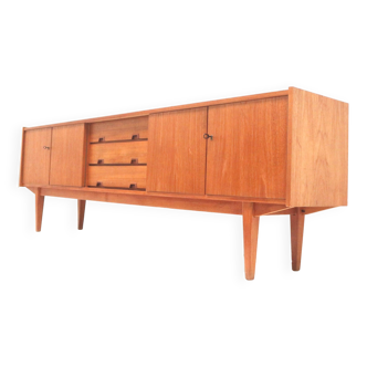 Large vintage sideboard with beautiful handles made in the 60s