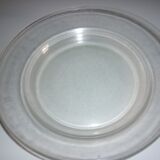 Transparent Duralex hollow plates x2
