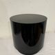 Side table, black melamine coffee table, 1970