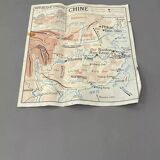 Old double-sided school map, Rossignol edition