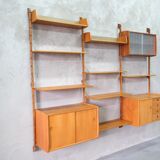 Mid-Century Modular Teak Wall Unit by John Texmon for Blindheim Mobelfabrik, Norway,  1960s