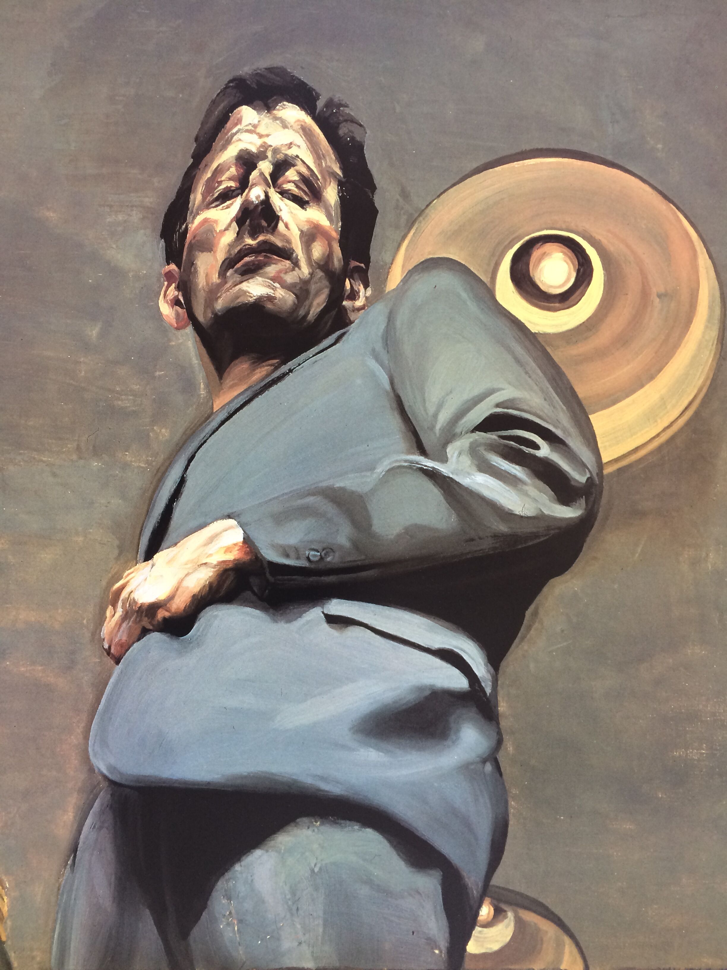 Four-color exhibition poster