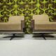 "1970 swivel armchair pair"