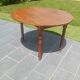 Folding wooden round table – Ø 115 cm