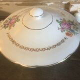 Set of tureen, salad bowl and "Irene" dish in Luneville earthenware