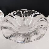 Set of 3 cups including one signed Val Saint Lambert