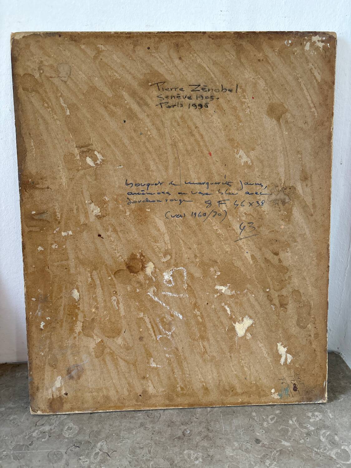 Bouquet of flowers signed