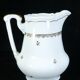Coffee service in white and gold porcelain Limoges France