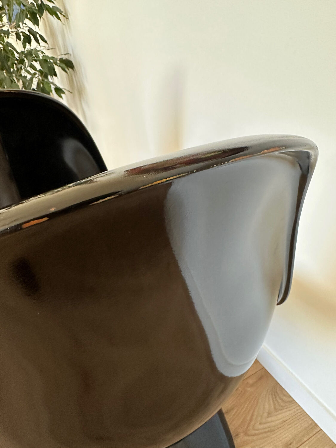 Pair of Verner Panton fiberglass S chairs, series 1, 1967