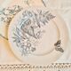 Rare plate iron earth sandeman mc dougall model fern (fern)