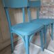 A pair of Thonet bistro chairs
