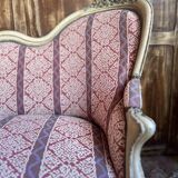 Antique Louis XV style bench – Napoleonic III period – 110 cm