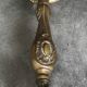 Old gilded bronze lamp base with Louis XV style rocaille decoration
