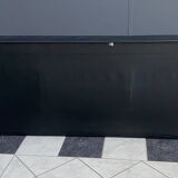 black leather Tecta -seat sofa by Hans Konecke 1960s