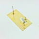 Mid Century Scandinavian Glass & Brass Wall Lamp - C.Fagerlund, 1960s