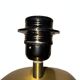 Lampe en laiton et bronze, Luciano Frigerio, Italie années 70