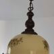 Vintage Scalloped Edge Glass Chandelier