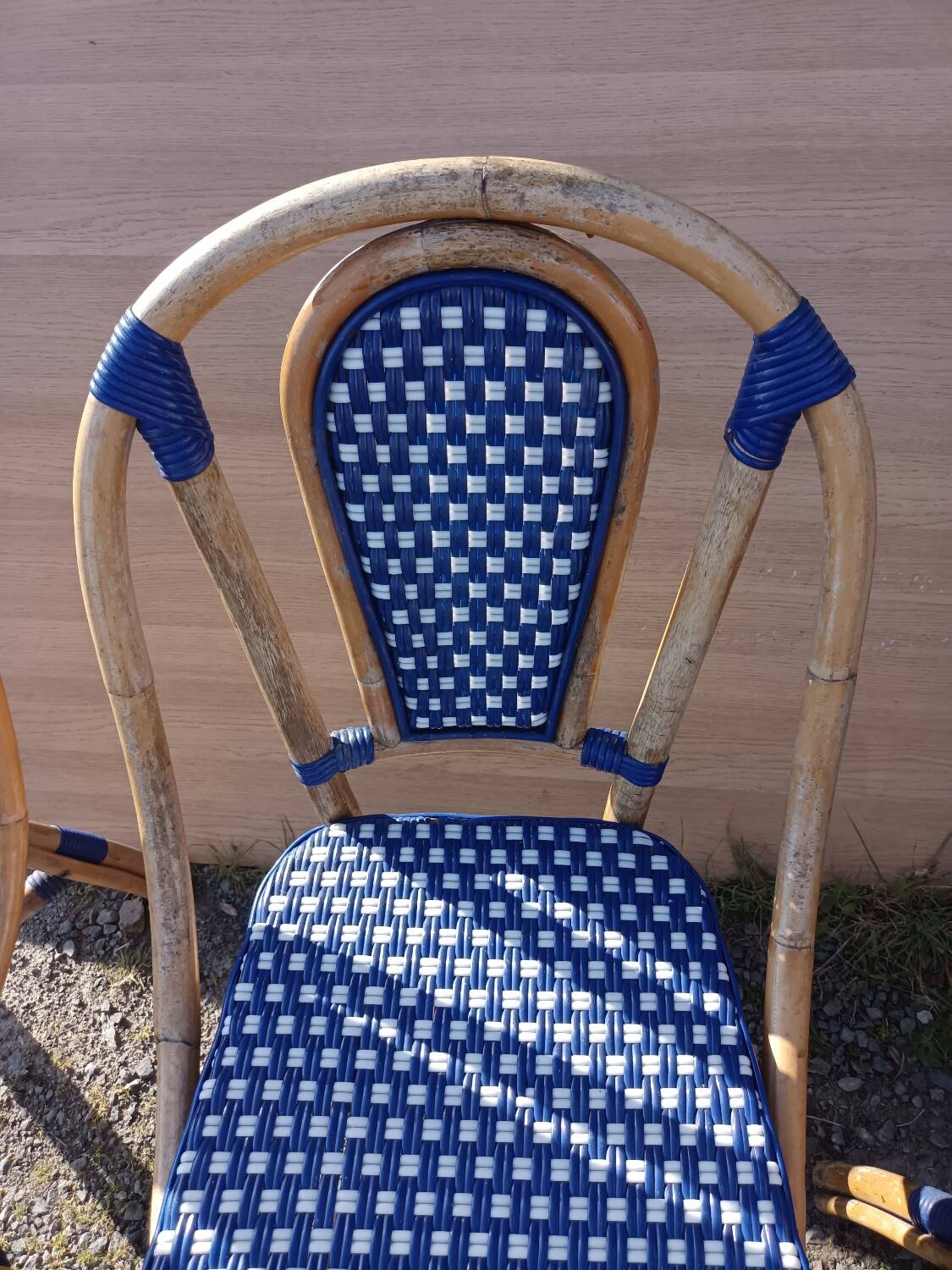 Set of 6 rattan chairs