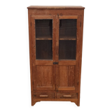 Old glazed teak cabinet
