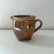 Provençal pitcher with floral decoration