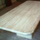 Table basse en travertin italien beige