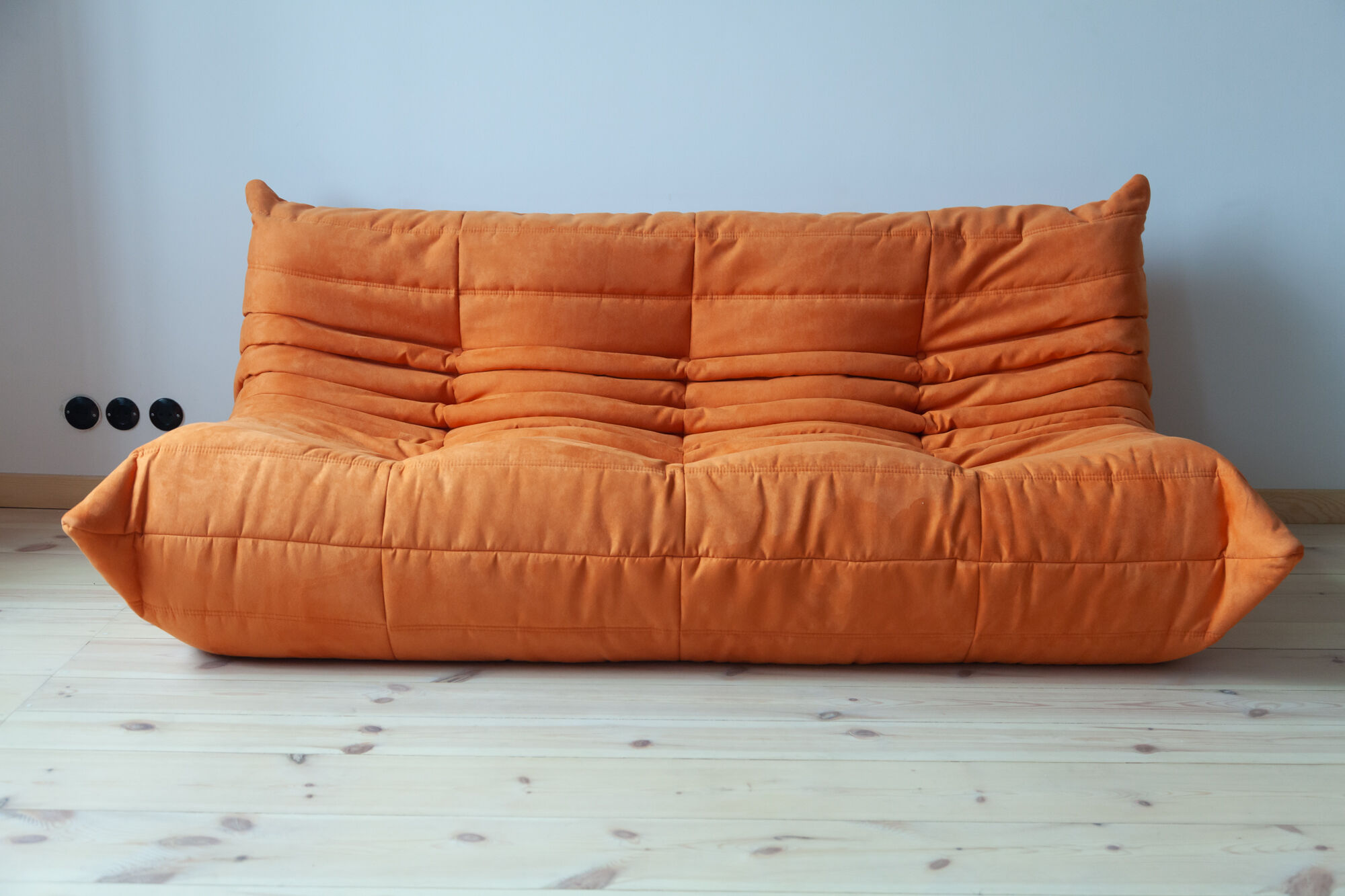 Togo 3 seater sofa in Microfiber designed by Michel Ducaroy 1973