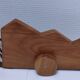 XL wooden crocodile sculpture
