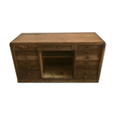 Wooden workshop counter