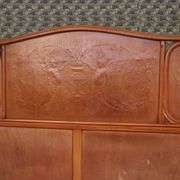 Joseph and Jacob Kohn bentwood bed & nightstand