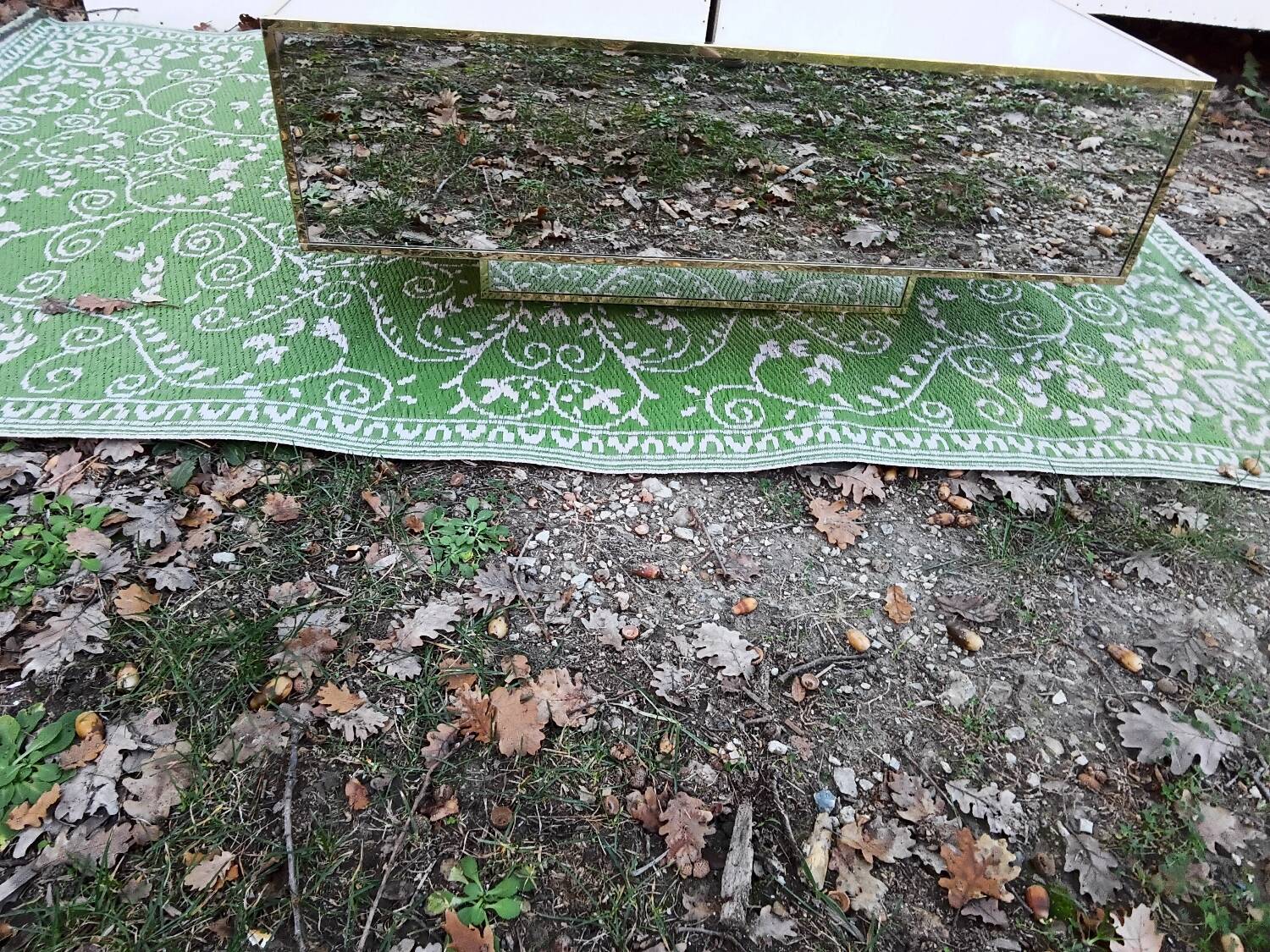 Mirrored coffee table