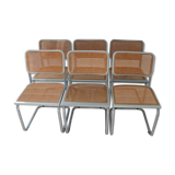 Lot 6 chairs Marcel Breuer Cesca B32