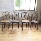 Lot 4 bistro chairs Thonet No.19, 20 & 208