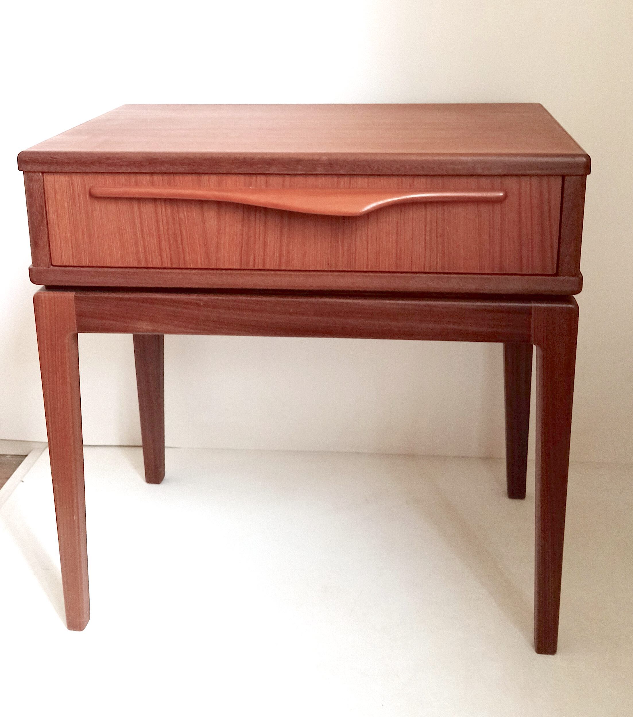 Side table or bedside table Carltröm & Co Möbel Fabrik 60s