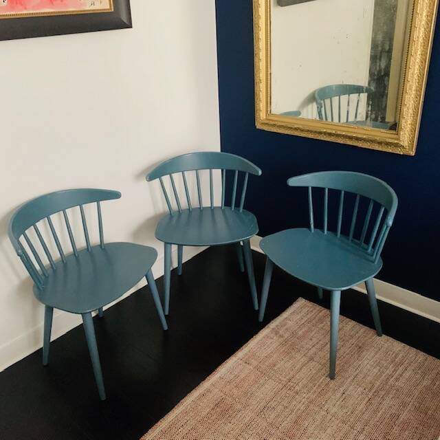 3 CHAIRS J104 designed by Jorgen Baekmark