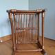 Wicker rattan end table