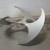 "Propeller" coffee table designed by Knut Hesterberg, Ronald Schmitt edition