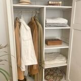 Parisian wardrobe + hanging rail