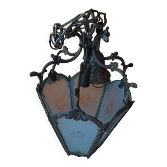 Lanterne en bronze ancienne