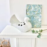 Flower pick ceramic vase bird