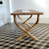 Rattan coffee table