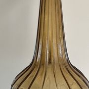 Vintage Empoli Glass Decanter with Stopper, Italy, 1960s