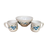 Set of 2 cups and bowl Arcopal Veronica
