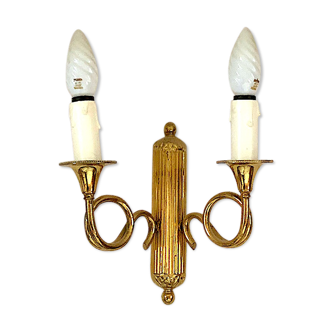 Louis XVI hunting horn sconce