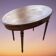 Vintage Oval Table with Drawer