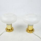 A pair of bedside lamps, 1970s