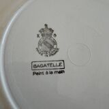 Set of 2 Bagatelle Luneville dinner plates