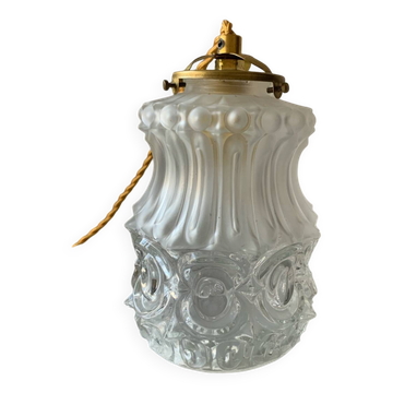 Vintage art deco pendant or portable lamp